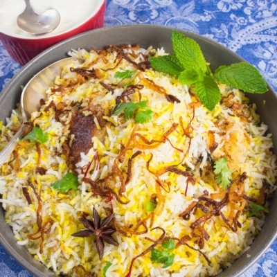 Masala Chicken Biryani (Spicy)